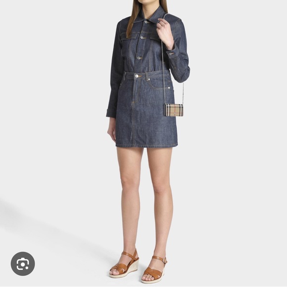 Burberry Jessie Vintage Check Card Case Holder on Chain - Picture 7 of 9